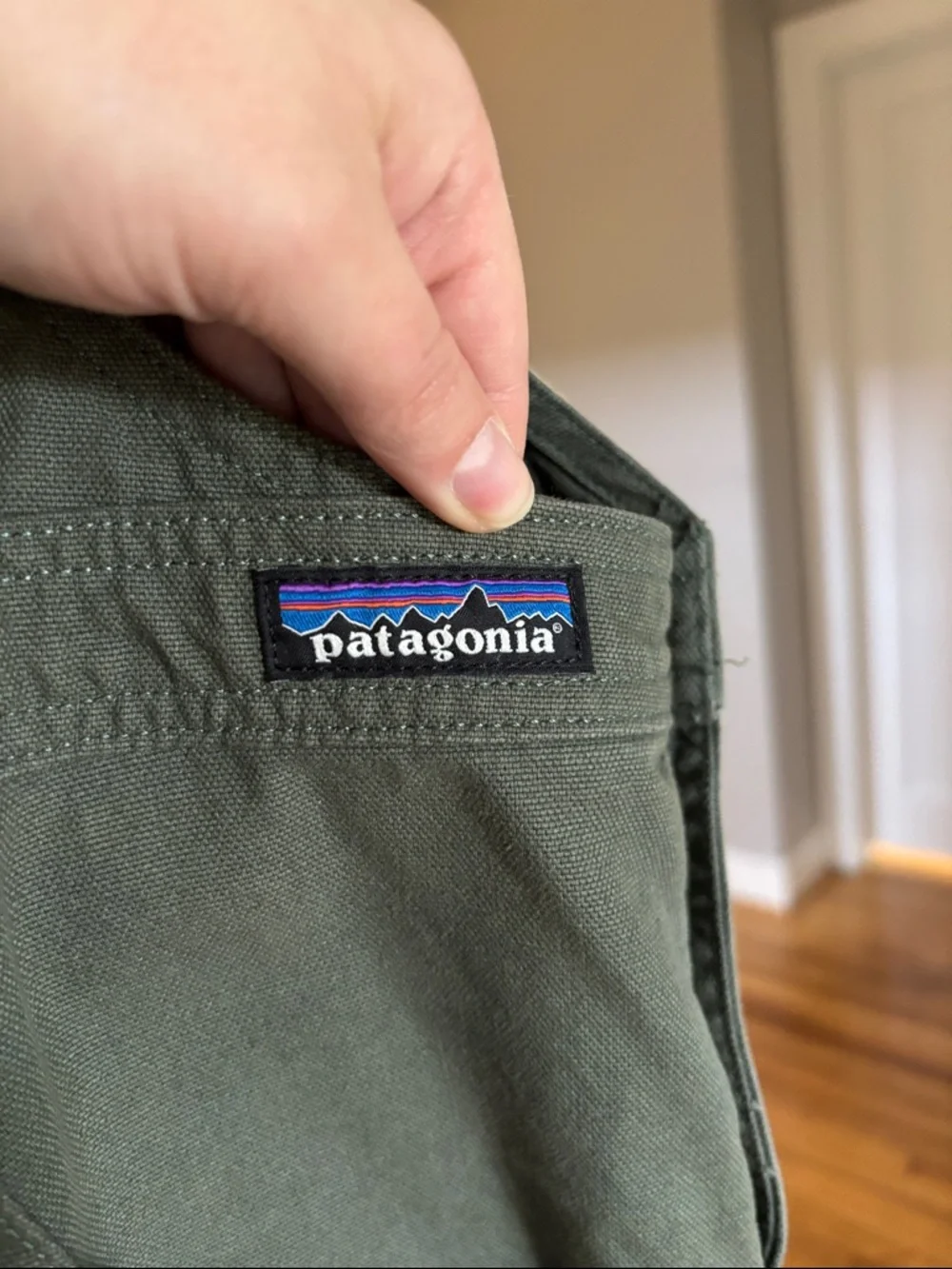 Patagonia Olive Green Short Overalls - Picture 3 of 6